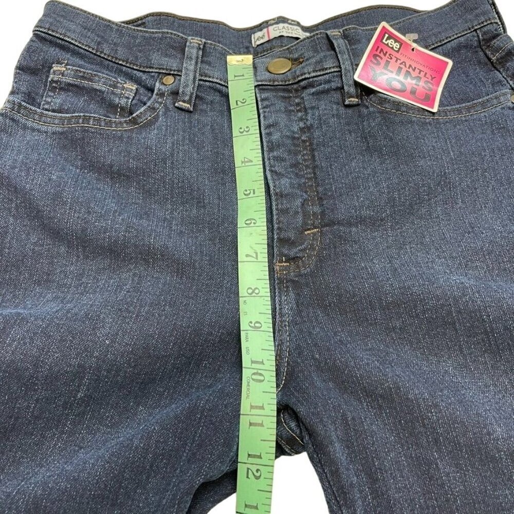 Lee Fitinnovations Instantly Slims You Women Blue Denim Classic Fit Bootcut 10 - Picture 7 of 13